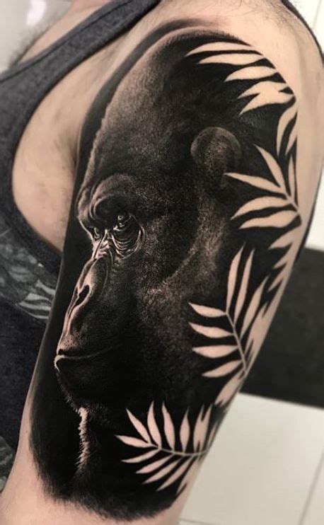 tattoo gorilla|100 Unique Gorilla Tattoos You’ll Need to See